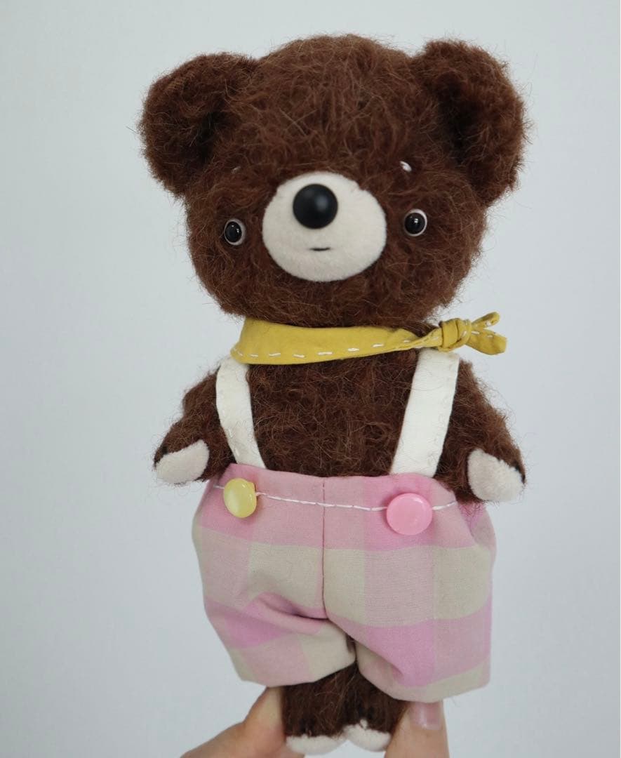 ブラウンベアとお月様 アーティストベア 海外作家様 テディベア ぬいぐるみ くま