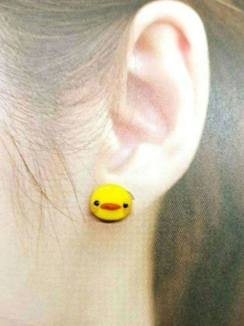 ヒヨコポストピアス