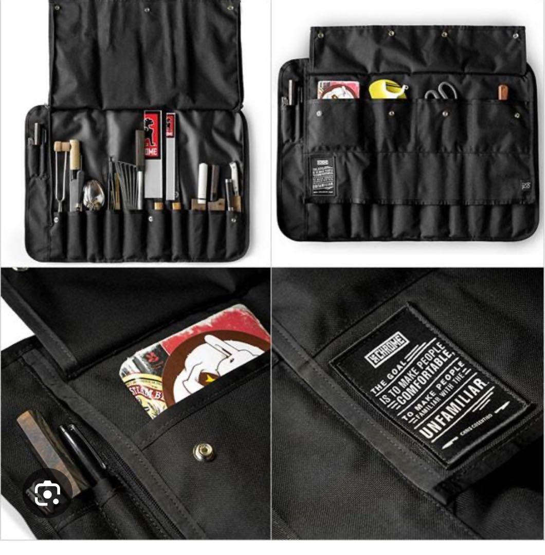 CHROME KNIFE ROLL ALL BLACK 包丁ケース ナイフ