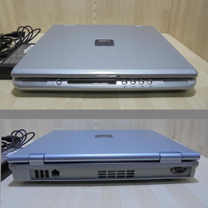 旧型PC　富士通　BIBLO NB18C／WinXP&98 デュアル／FDD内蔵