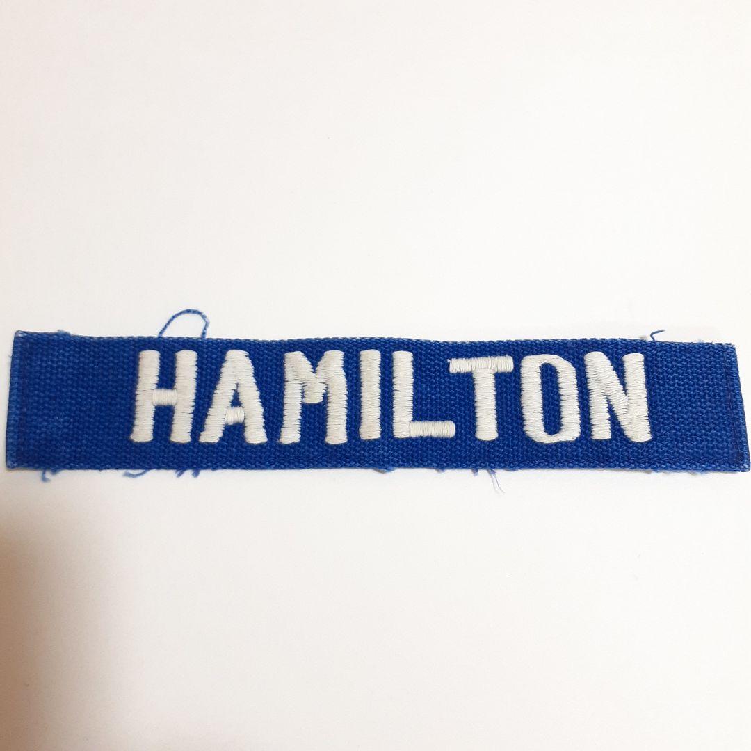 実物 ミリタリー　ネームテープ　us airforce /Hamilton