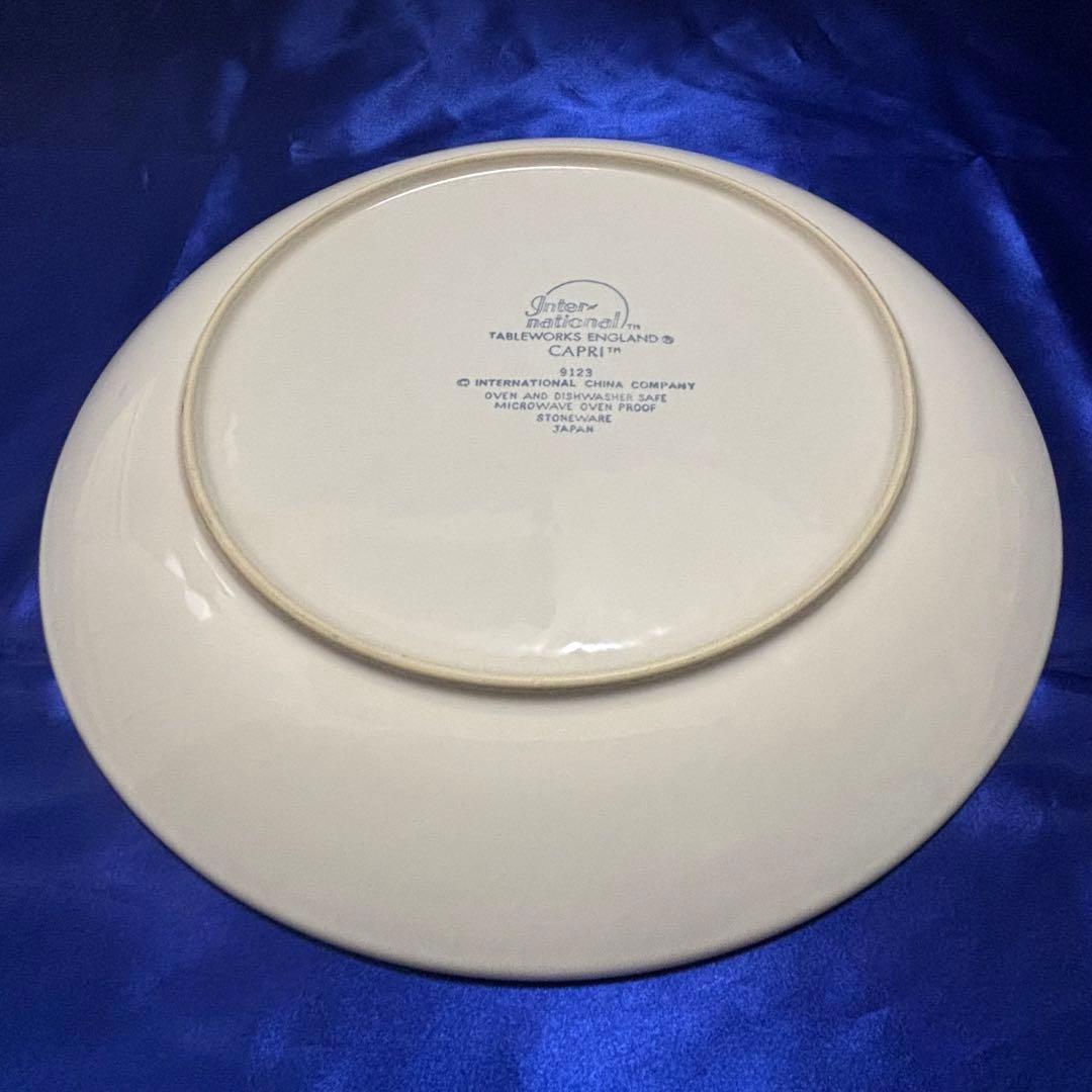 【匿名配送】CAPRI カプリ　皿　3枚セット　直径：約27.5cm　イギリス製