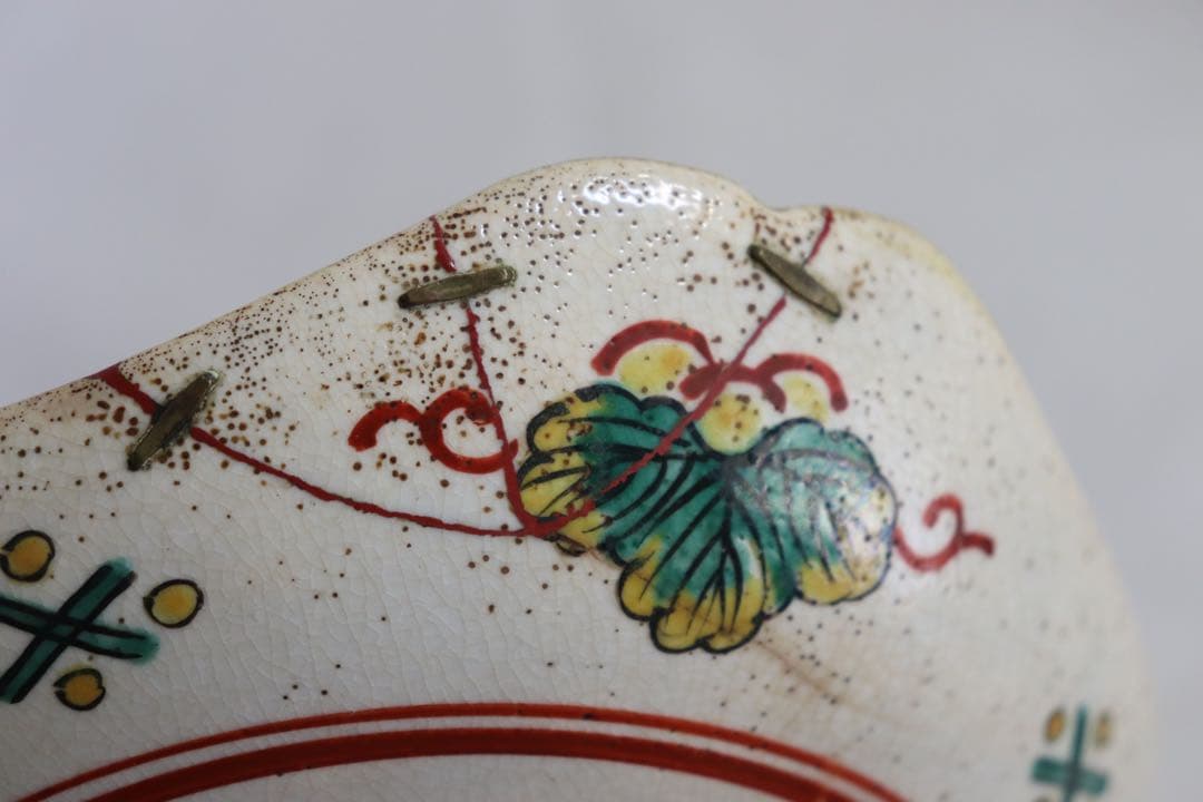 江戸後期　古九谷　鉢　アンティーク　送料込み0124