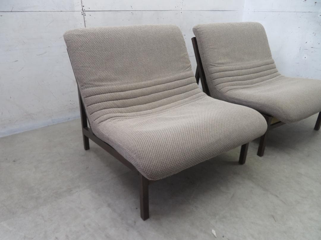 美品■カリモク■WA3105■2人掛けソファ■オーク材■セパレート■北欧モダン■