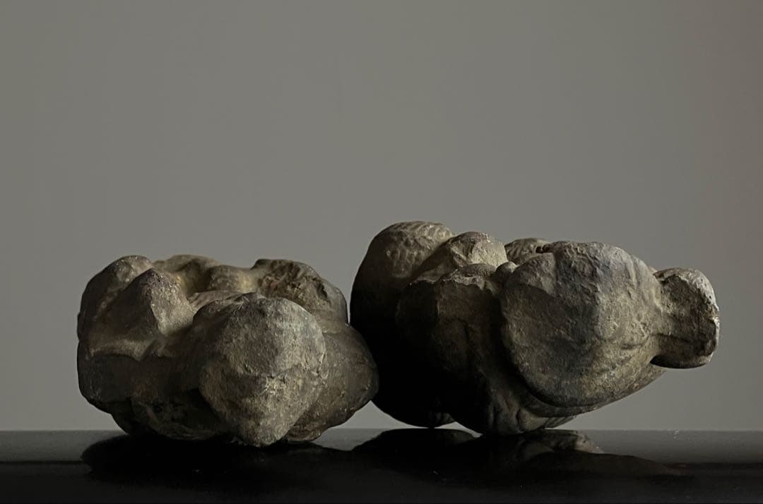 【福満顔な 恵比寿 大黒天 土人形 約9㎝ 明治〜大正頃】民間信仰郷土玩具民藝