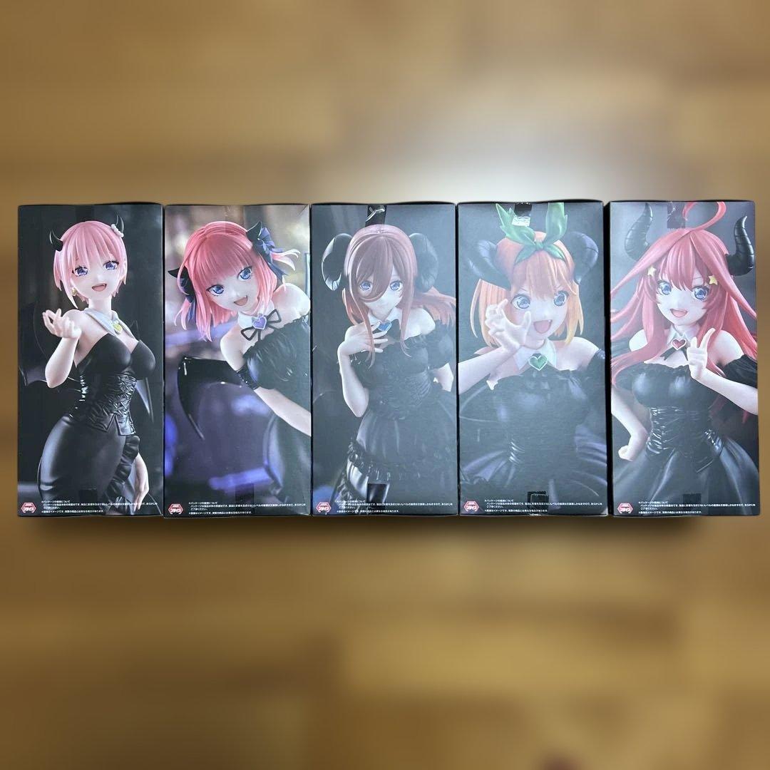 五等分の花嫁BiCute Dark Figure フィギュア5体セット