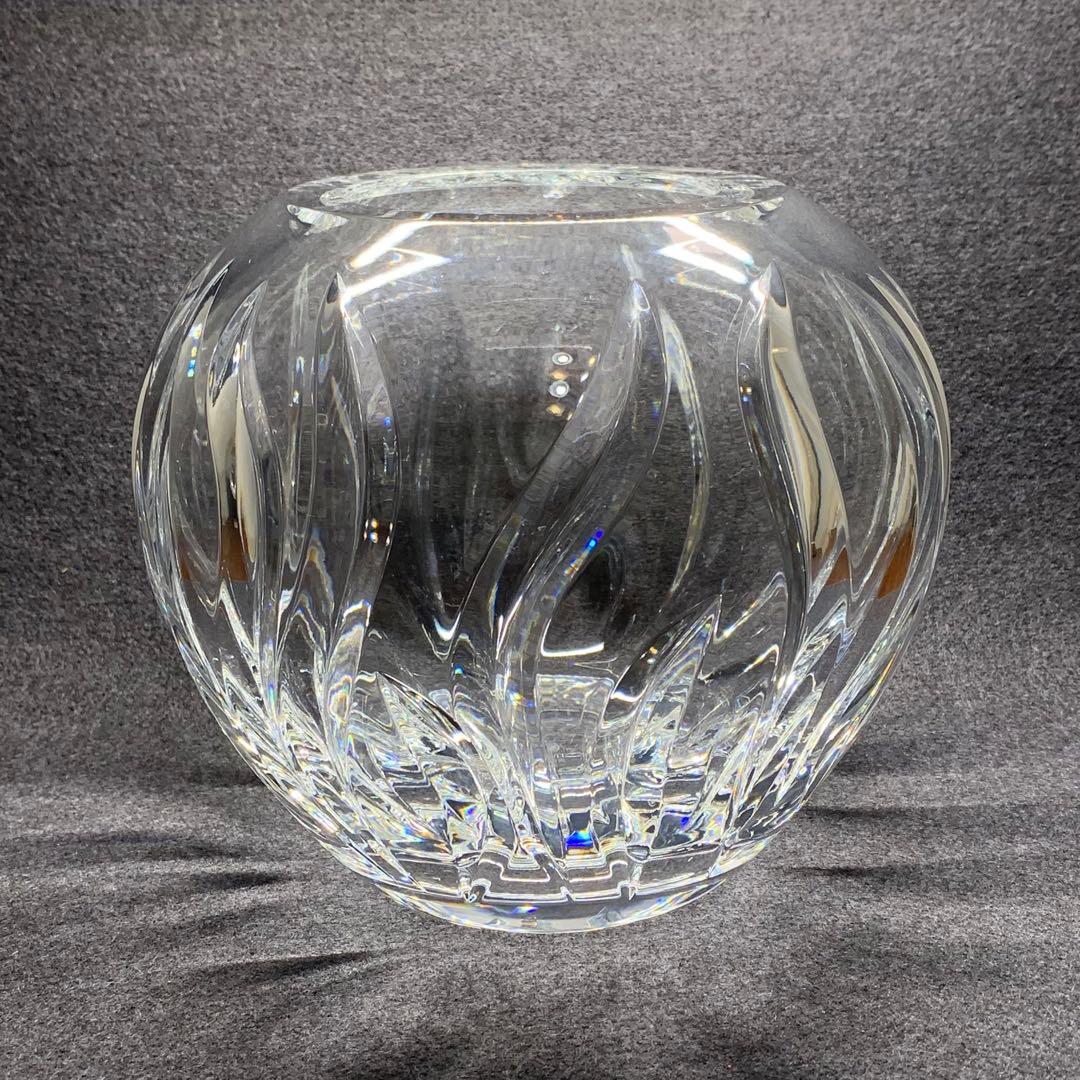 ⭐️3kg超特大⭐️未使用品⭐️バカラ⭐️クリスタル⭐️オブジェ⭐️インテリア⭐️花瓶⭐️希少⭐️