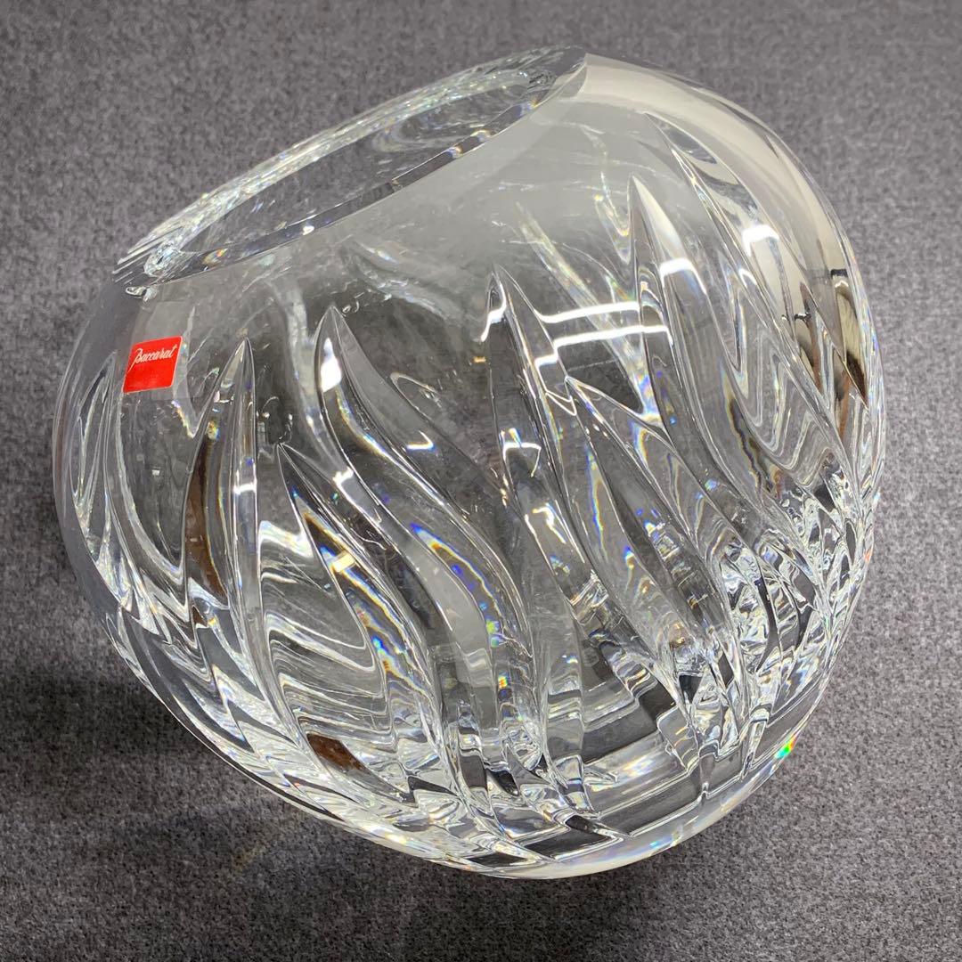 ⭐️3kg超特大⭐️未使用品⭐️バカラ⭐️クリスタル⭐️オブジェ⭐️インテリア⭐️花瓶⭐️希少⭐️