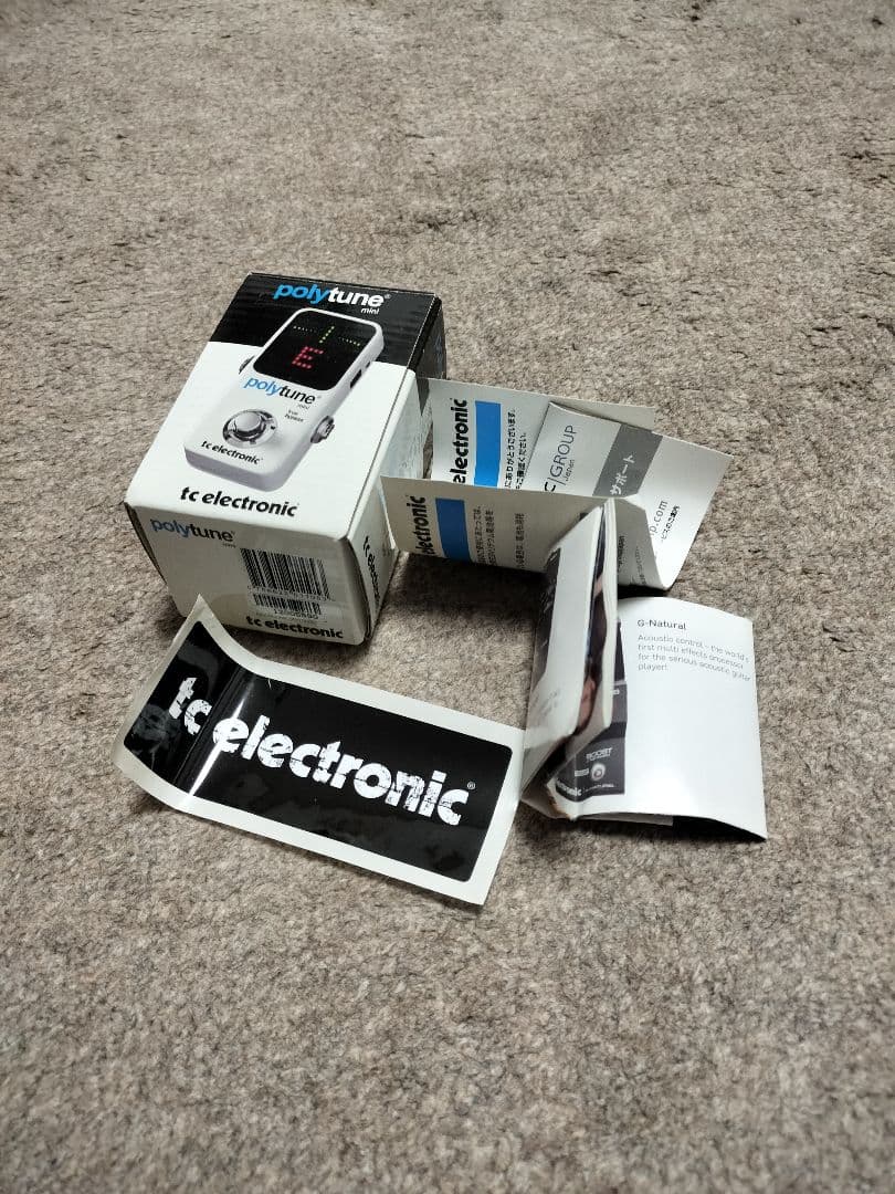 tc electronic polytune mini 箱付き