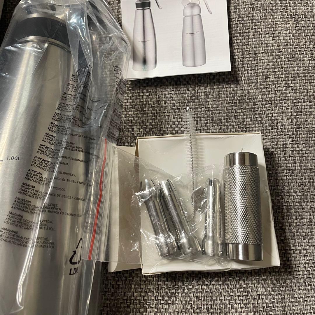 ❣️業務用 エスプーマ 泡立て器 1000ml ステンレス製 ホイップクリーム