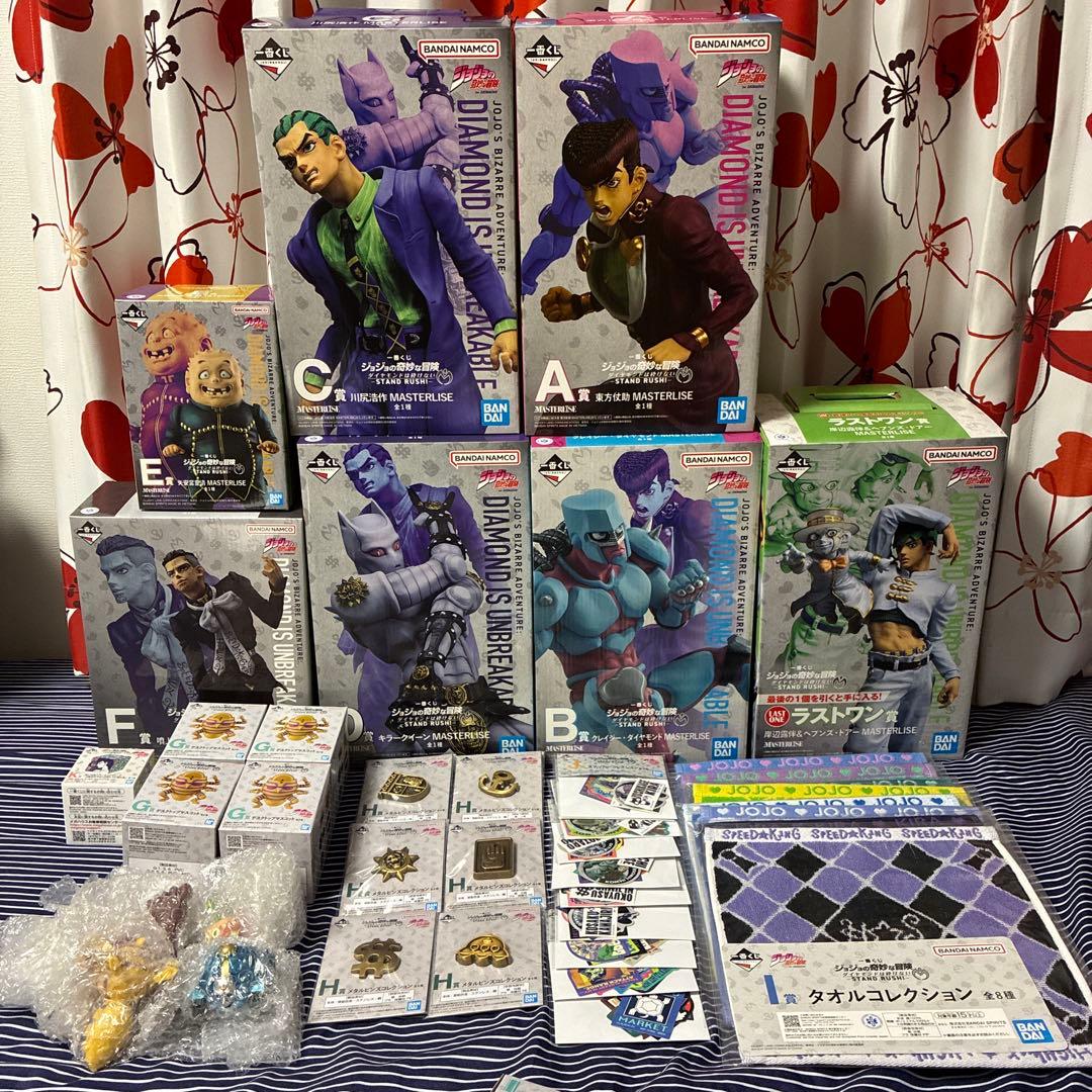 ジョジョの奇妙な冒険　一番くじ　フィギュア　コンプリートセット　セミコンプリート