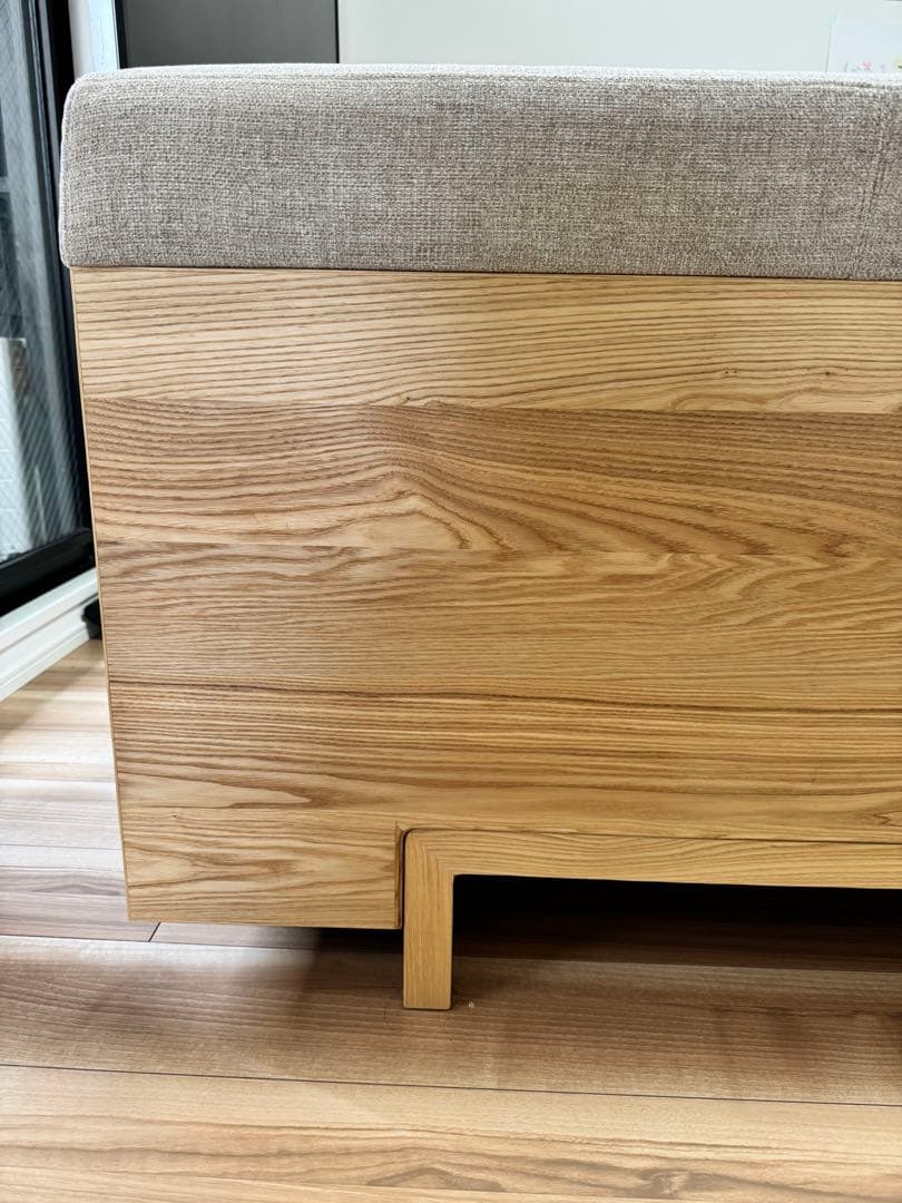 【美品】カンディハウス ATILLA LUX リビングソファ / 旭川家具