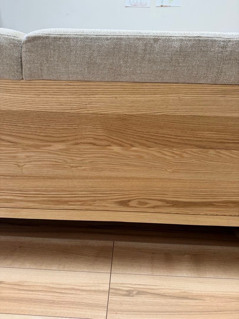 【美品】カンディハウス ATILLA LUX リビングソファ / 旭川家具