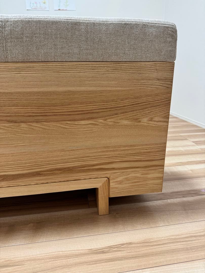 【美品】カンディハウス ATILLA LUX リビングソファ / 旭川家具