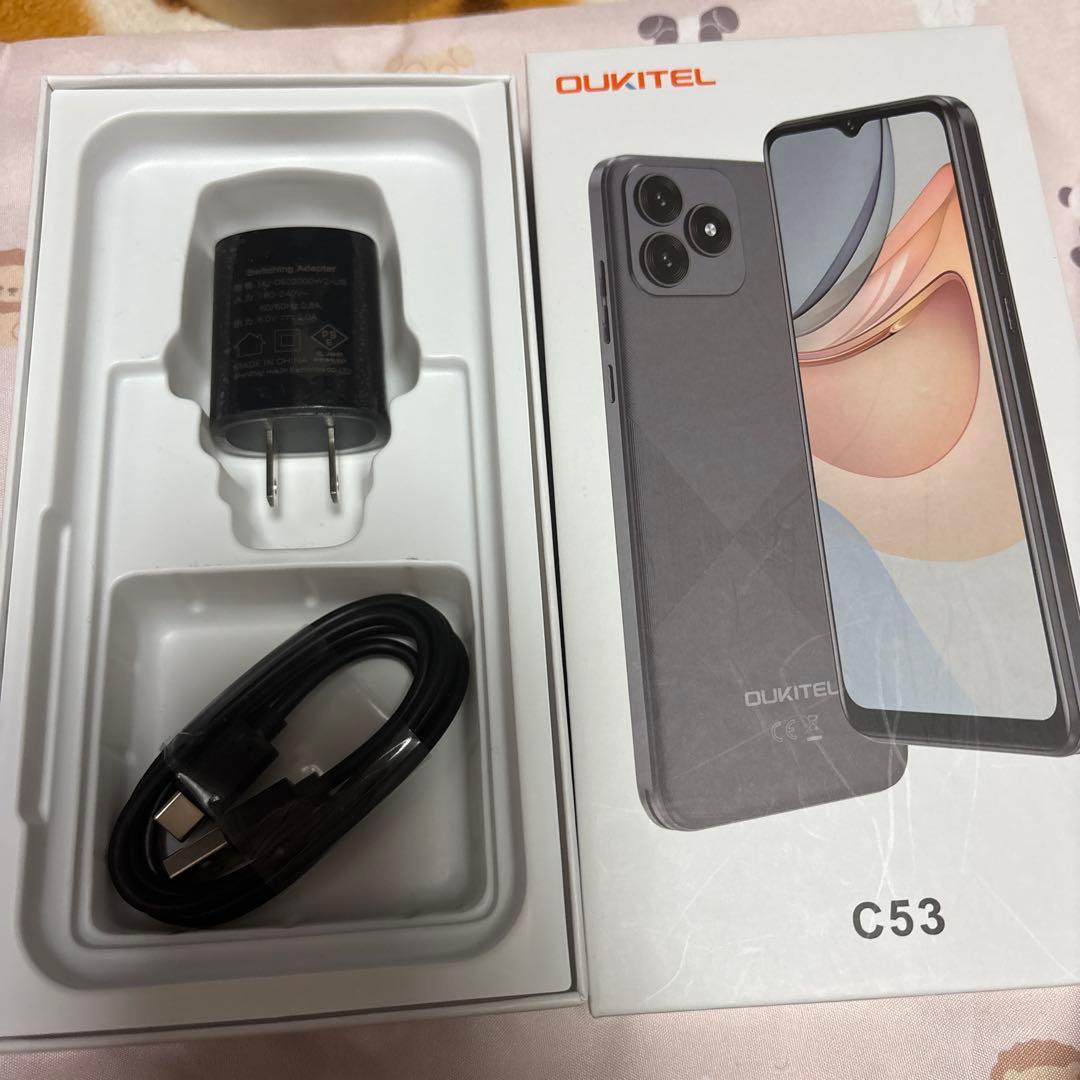 OUKITEL C53 スマートフォン 本体 パープル