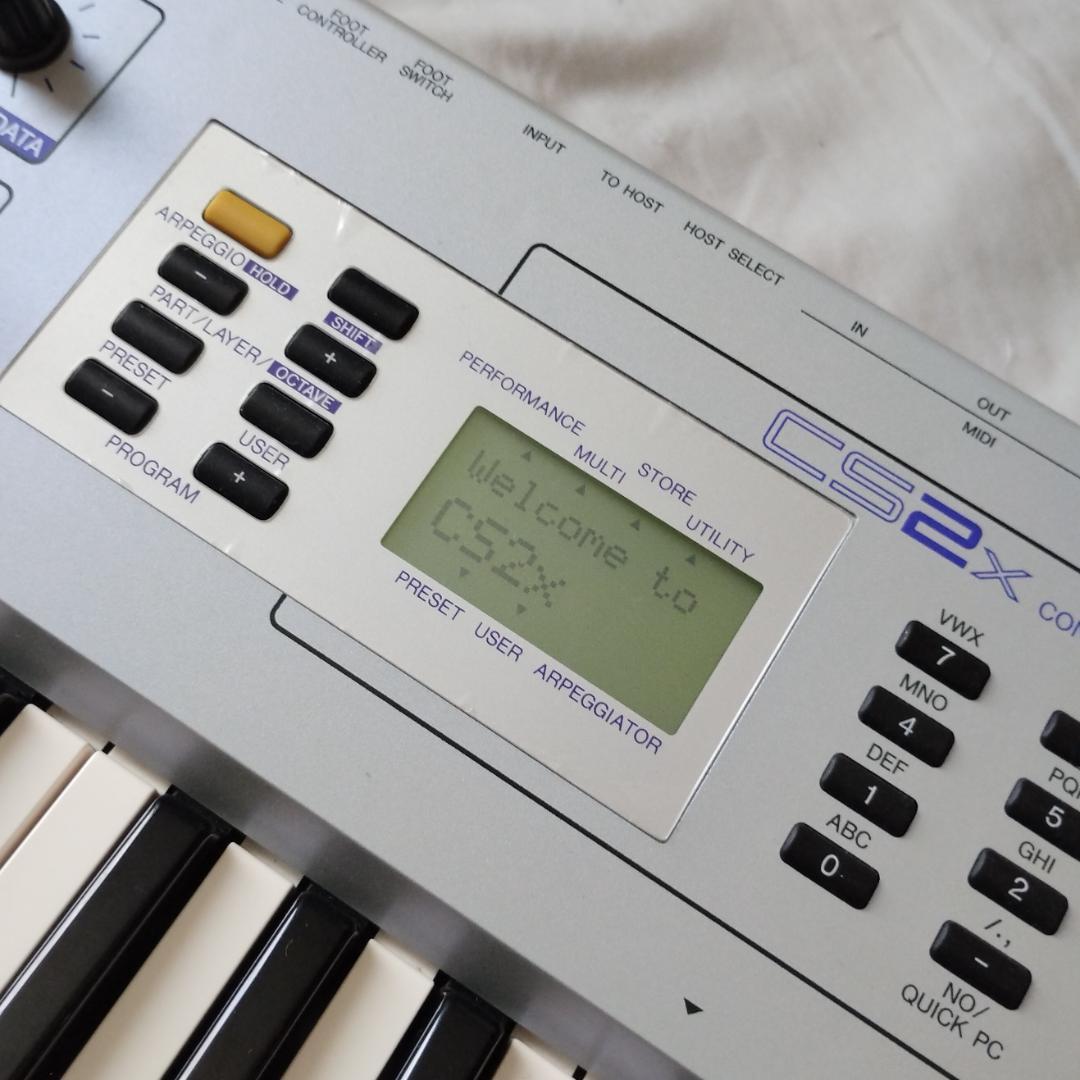 YAMAHA「 CS2X 」デジタル・シンセサイザー⭐純正ACアダプター付き