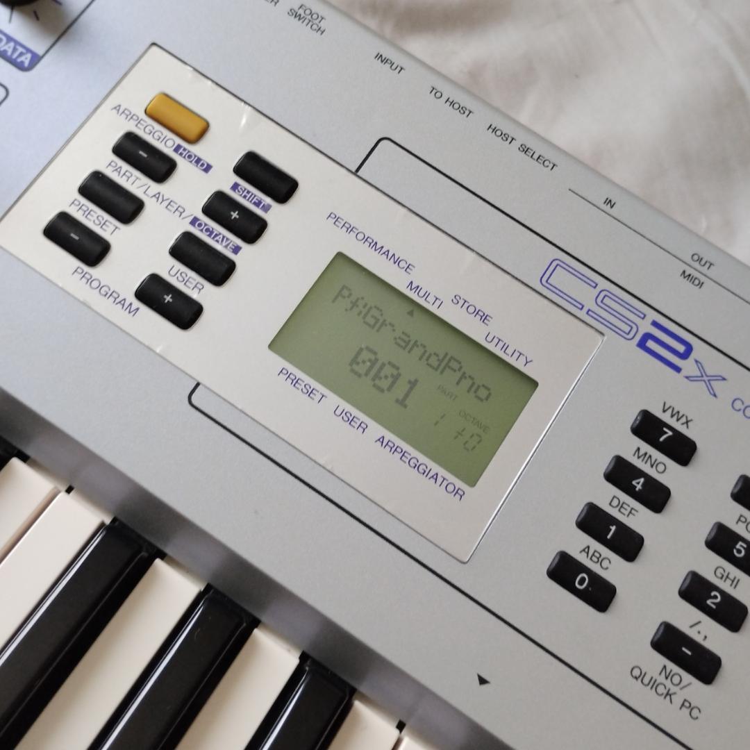 YAMAHA「 CS2X 」デジタル・シンセサイザー⭐純正ACアダプター付き