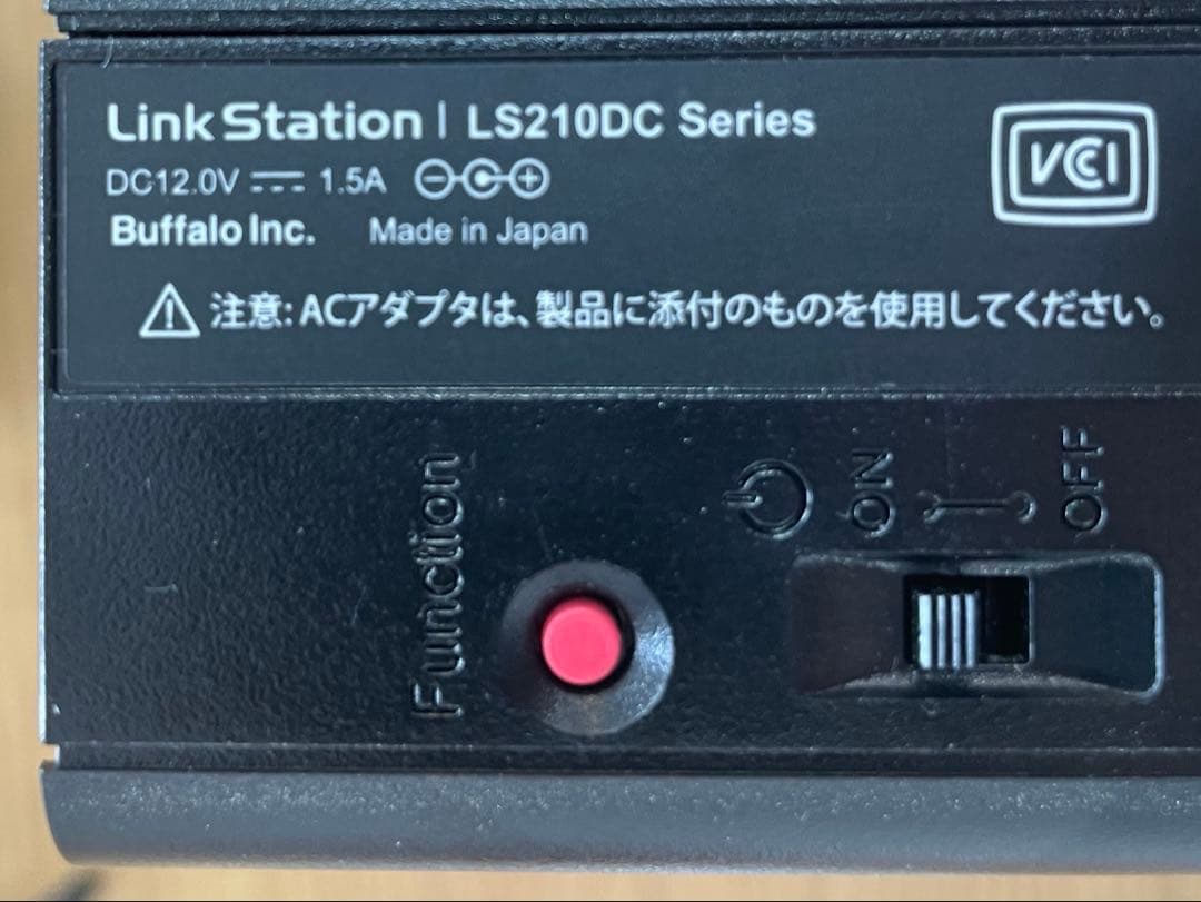 バッファロー LS210D0201C NAS 2TB LS210D