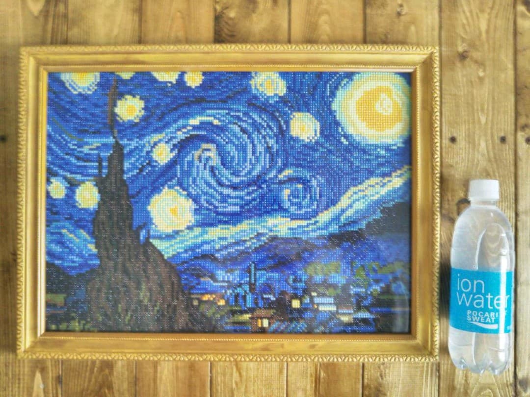 ゴッホ　星月夜　名画　ダイヤモンドアート