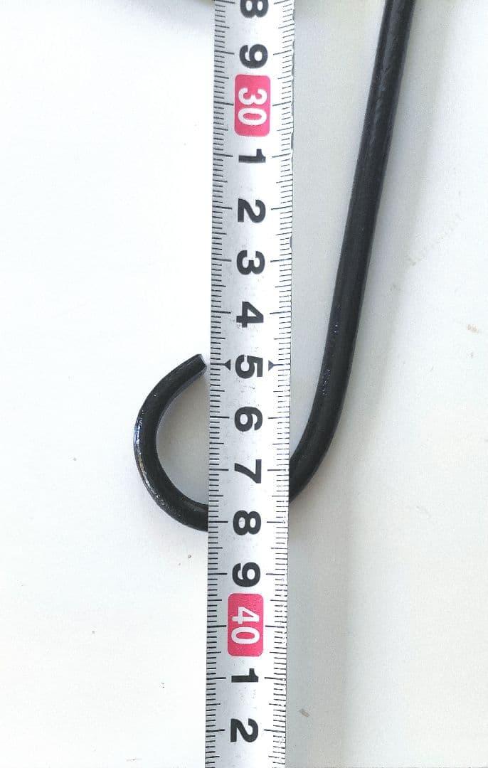 鉄製　ドローイングフック 黒