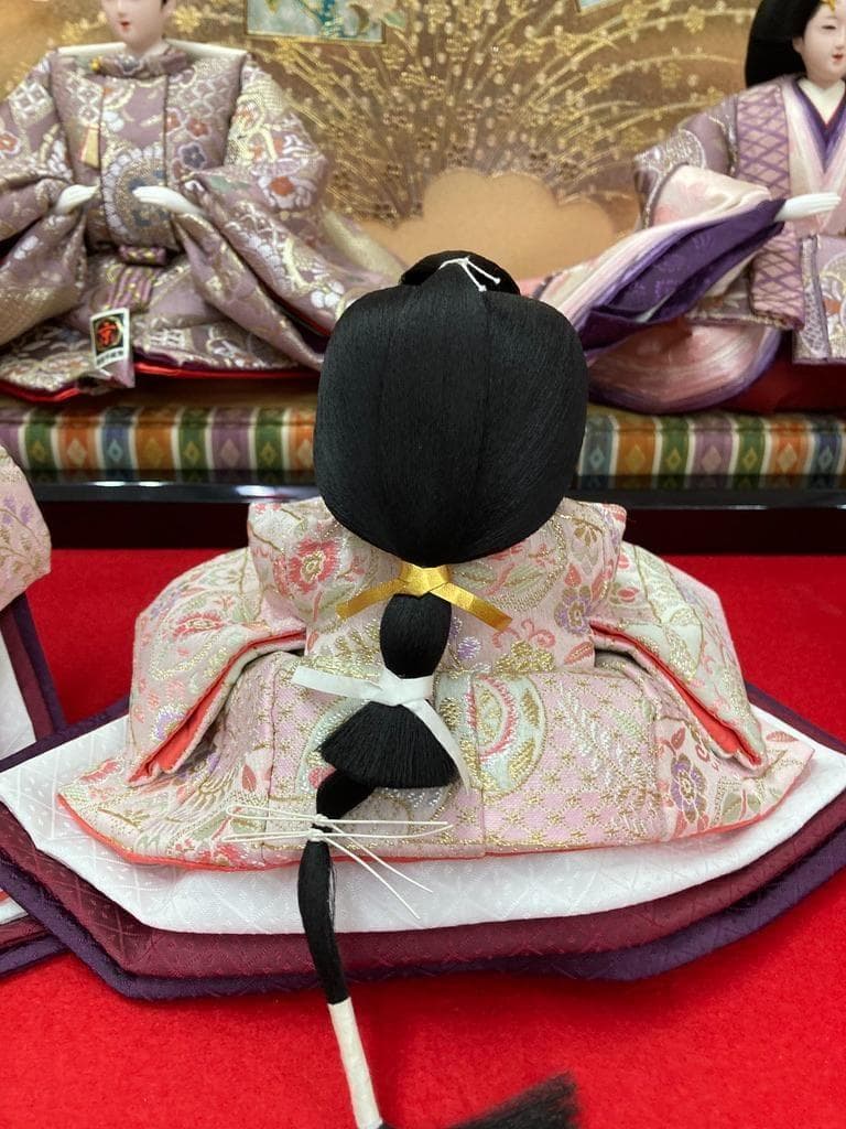 C7−2 訳あり特価　ひな人形　三人官女のみ　雛人形三人官女　雛人形三段
