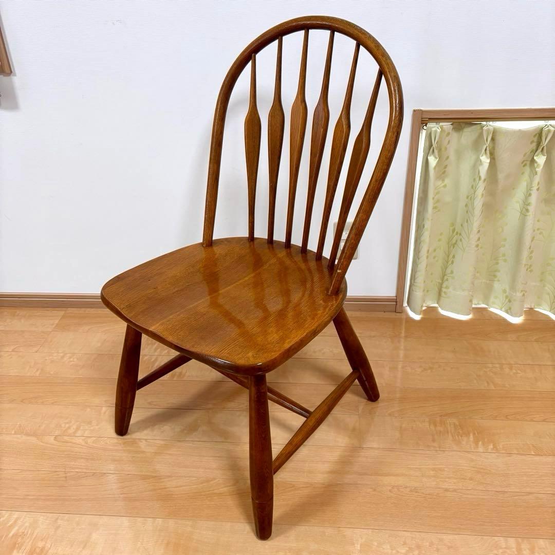 柏木工 KASHIWA ウィンザーチェア ダイニングチェア ビンテージ ①