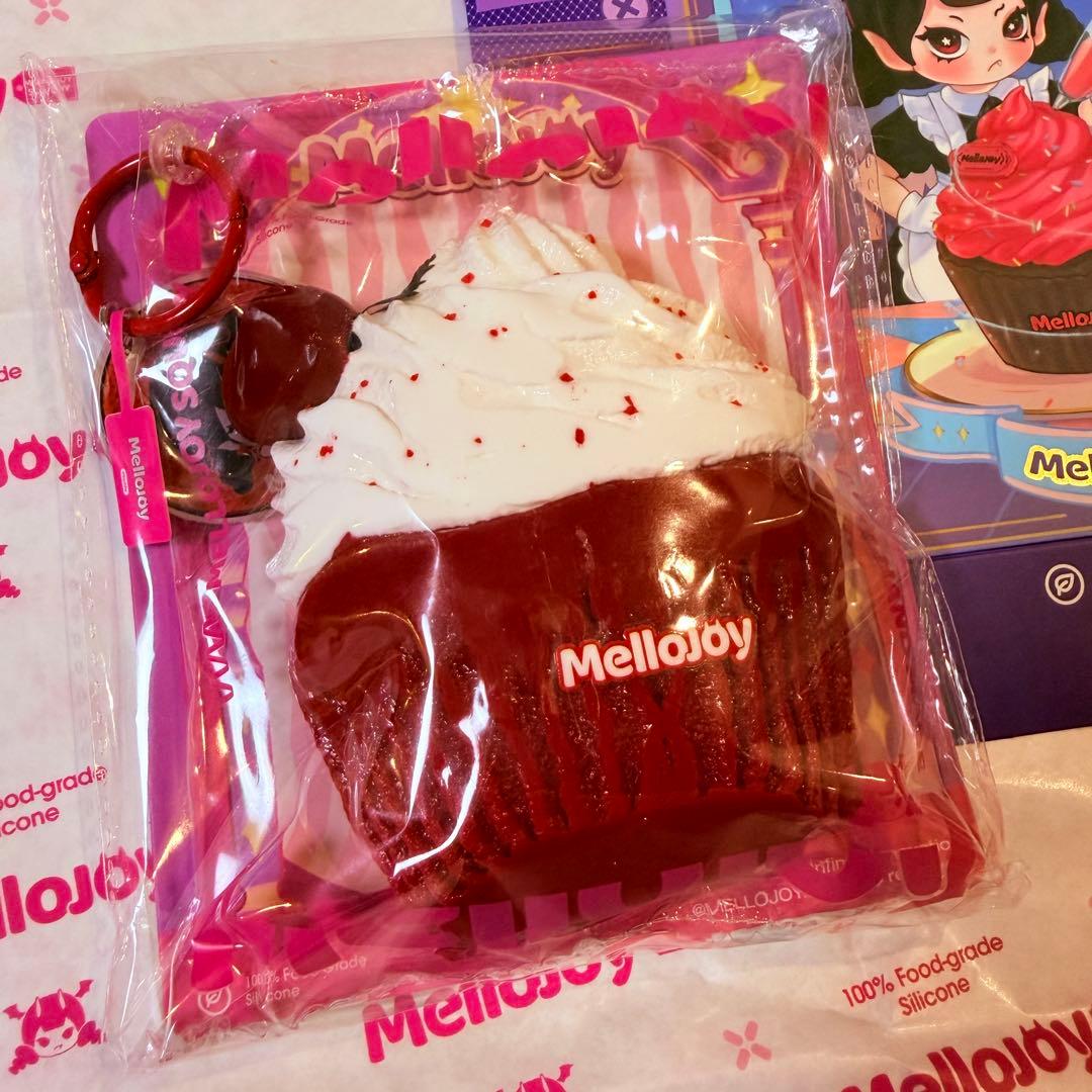 Mellojoy カップケーキか？ レッドベルベットの雨 メロジョイ スクイーズ