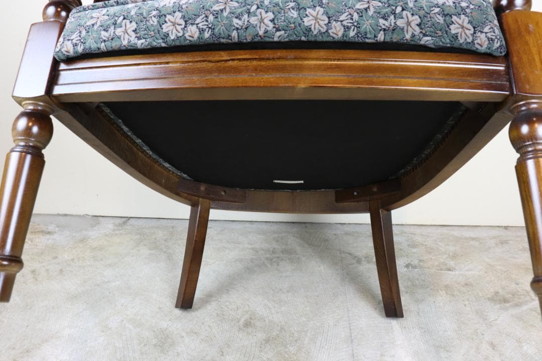 karimoku カリモク家具　コロニアル　一人用ソファ　肘掛椅子　WC55