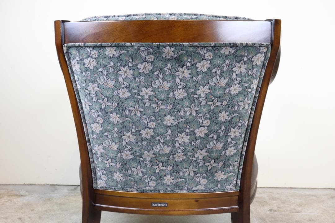 karimoku カリモク家具　コロニアル　一人用ソファ　肘掛椅子　WC55