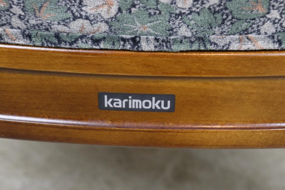 karimoku カリモク家具　コロニアル　一人用ソファ　肘掛椅子　WC55