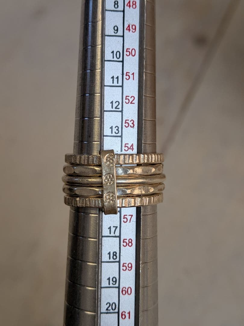 【新品】カレンシルバー　リング 7.7g 16号