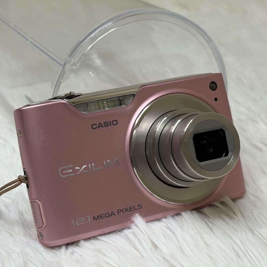 CASIO カメラ　EX-Z450 充電器　箱　ピンク コンデジ　動作品