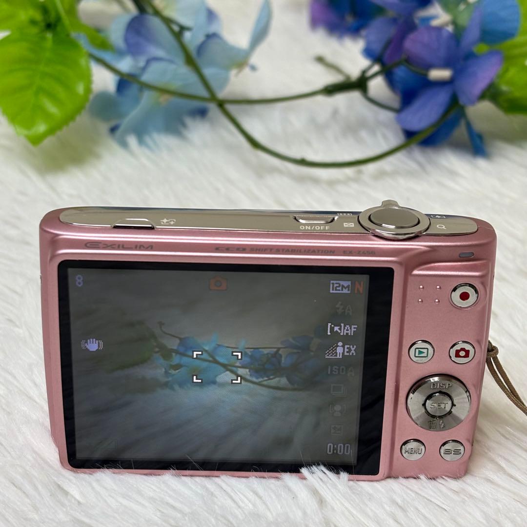CASIO カメラ　EX-Z450 充電器　箱　ピンク コンデジ　動作品