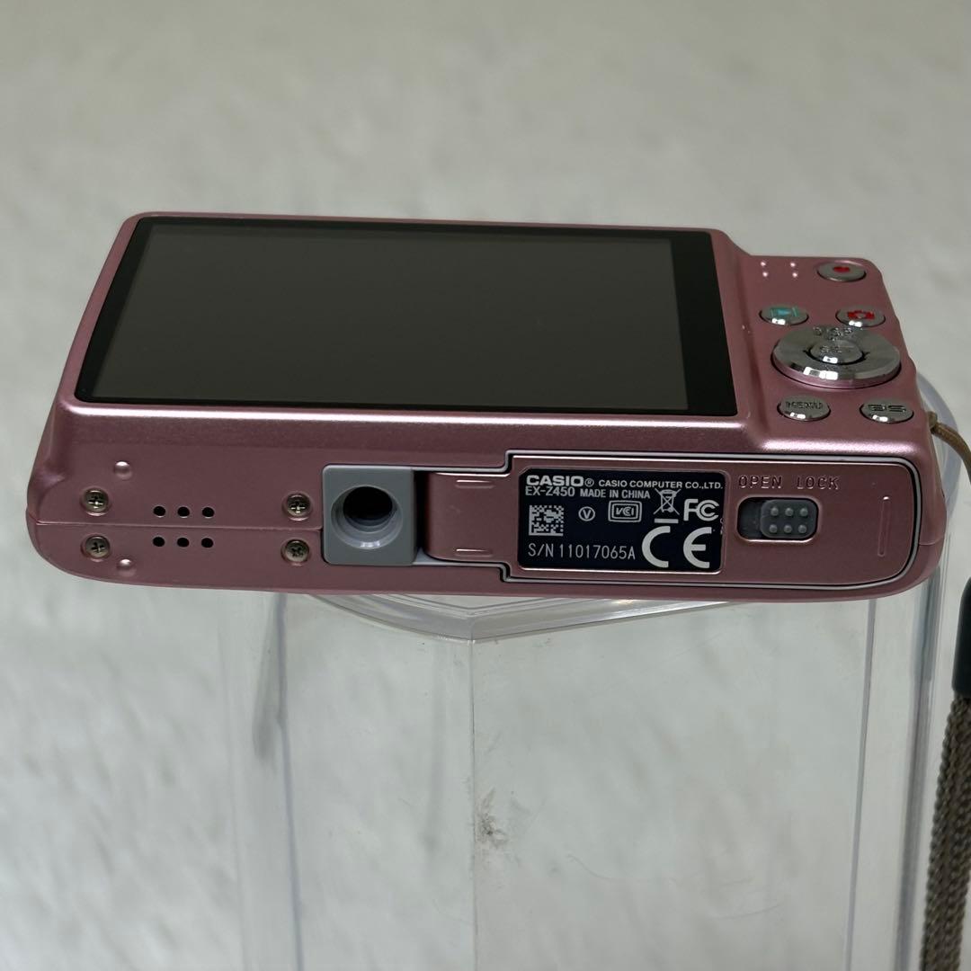 CASIO カメラ　EX-Z450 充電器　箱　ピンク コンデジ　動作品