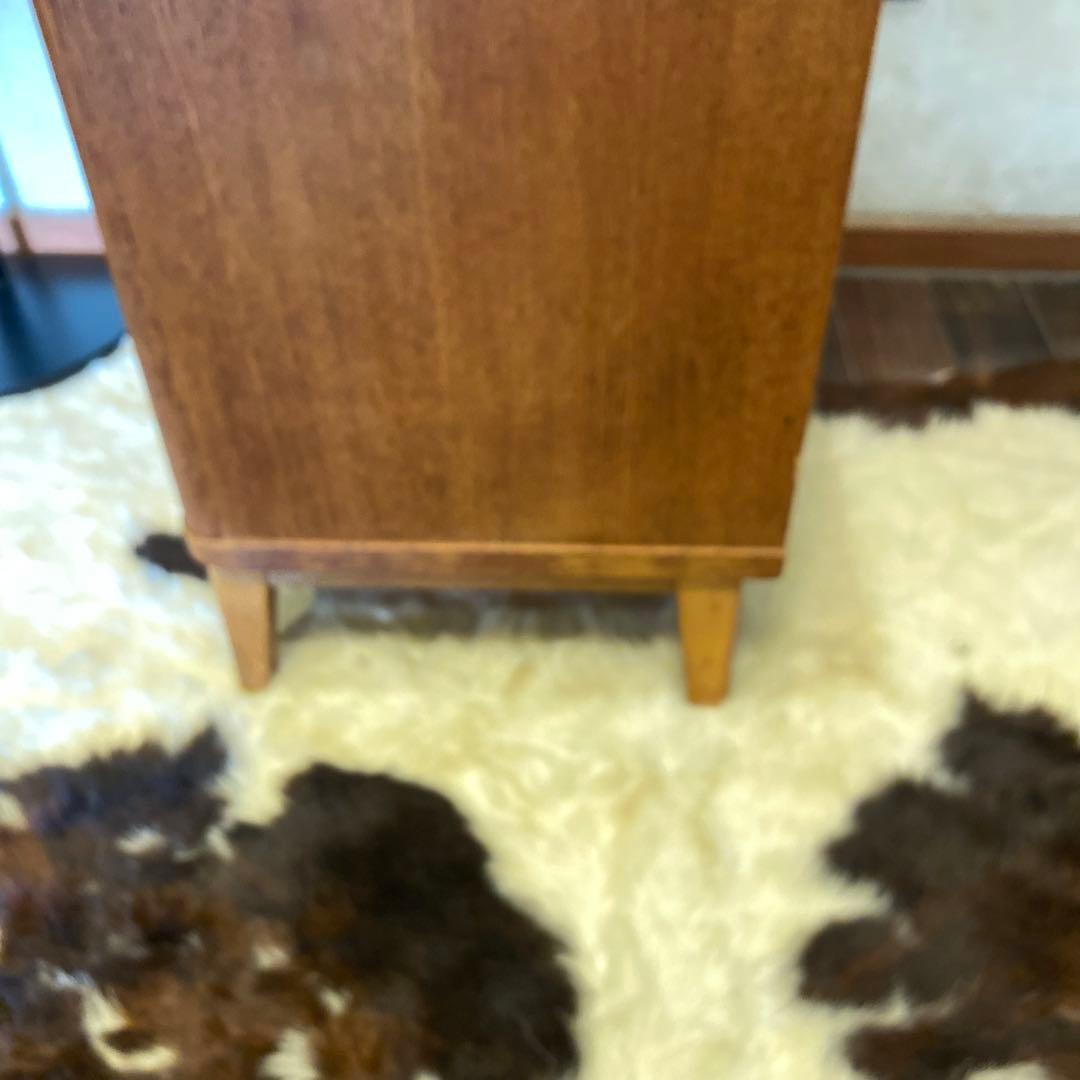 ビンテージ　オークベッドサイドチェスト　ミッドセンチュリー　モダン