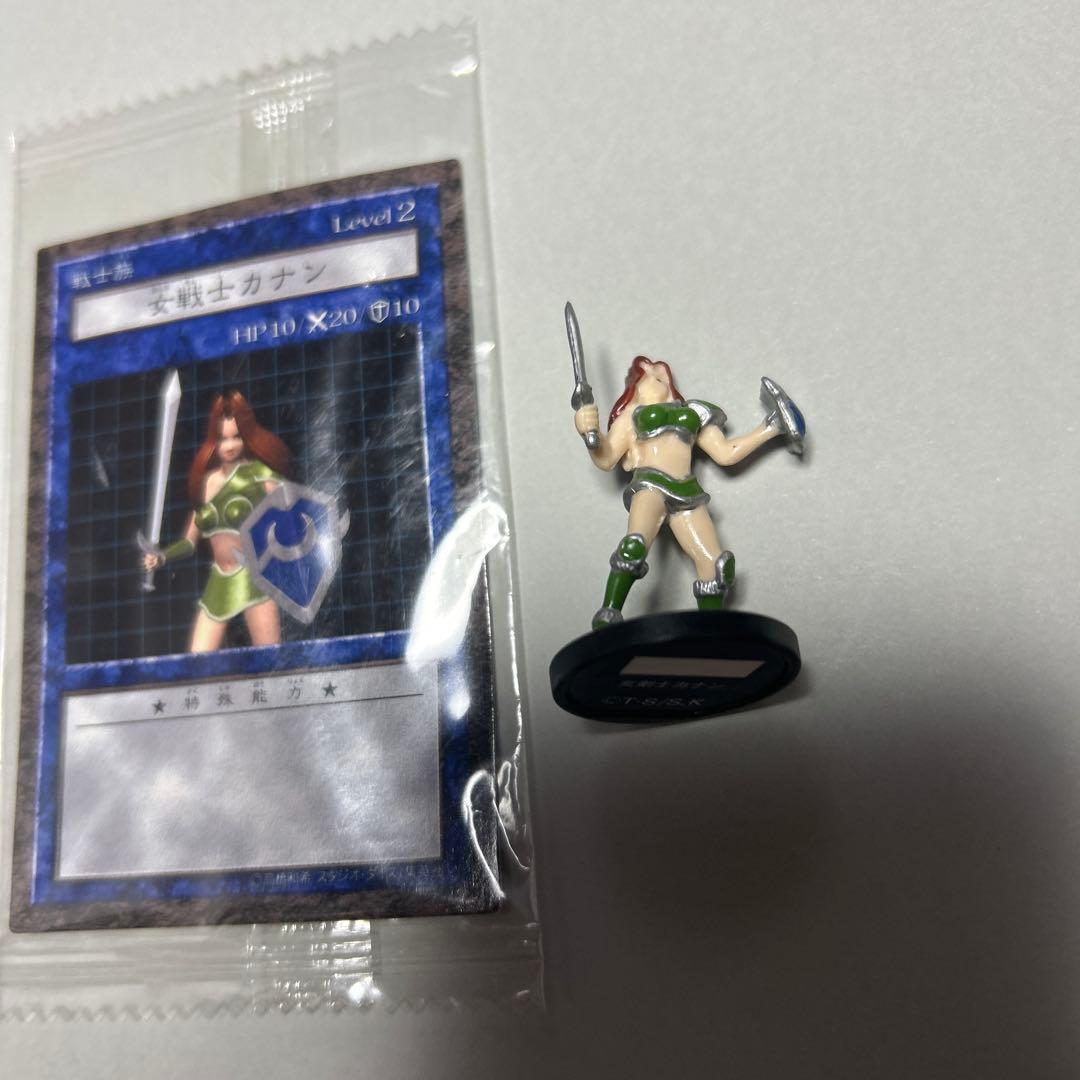 遊戯王　女剣士カナン　ダンジョンダイスモンスターズ　DDM フィギュア　カード