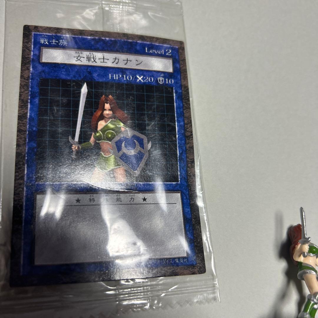 遊戯王　女剣士カナン　ダンジョンダイスモンスターズ　DDM フィギュア　カード