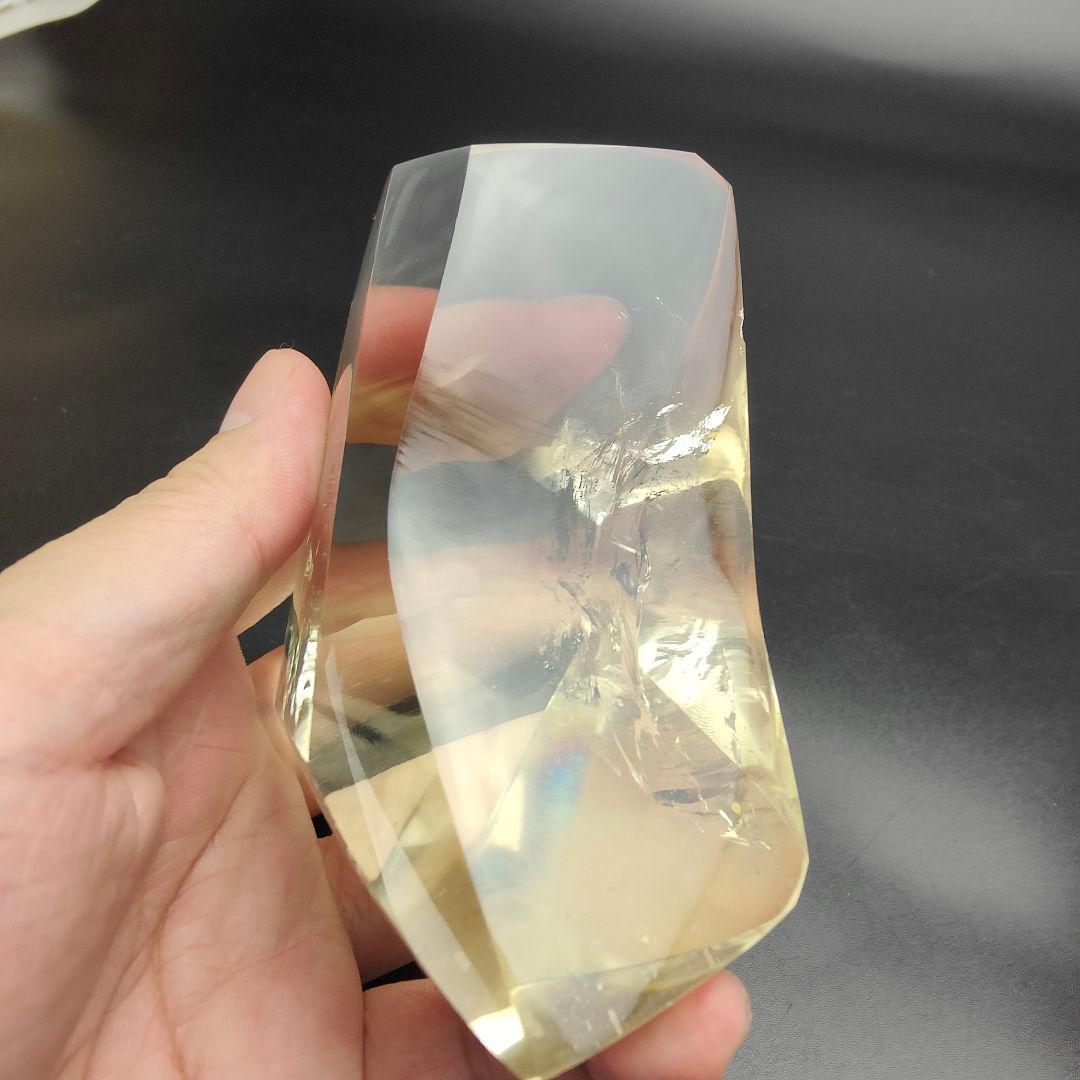 超レア物　黄水晶の宝船　水晶　天然石　パワーストーン　風水　金運　財運　船　海