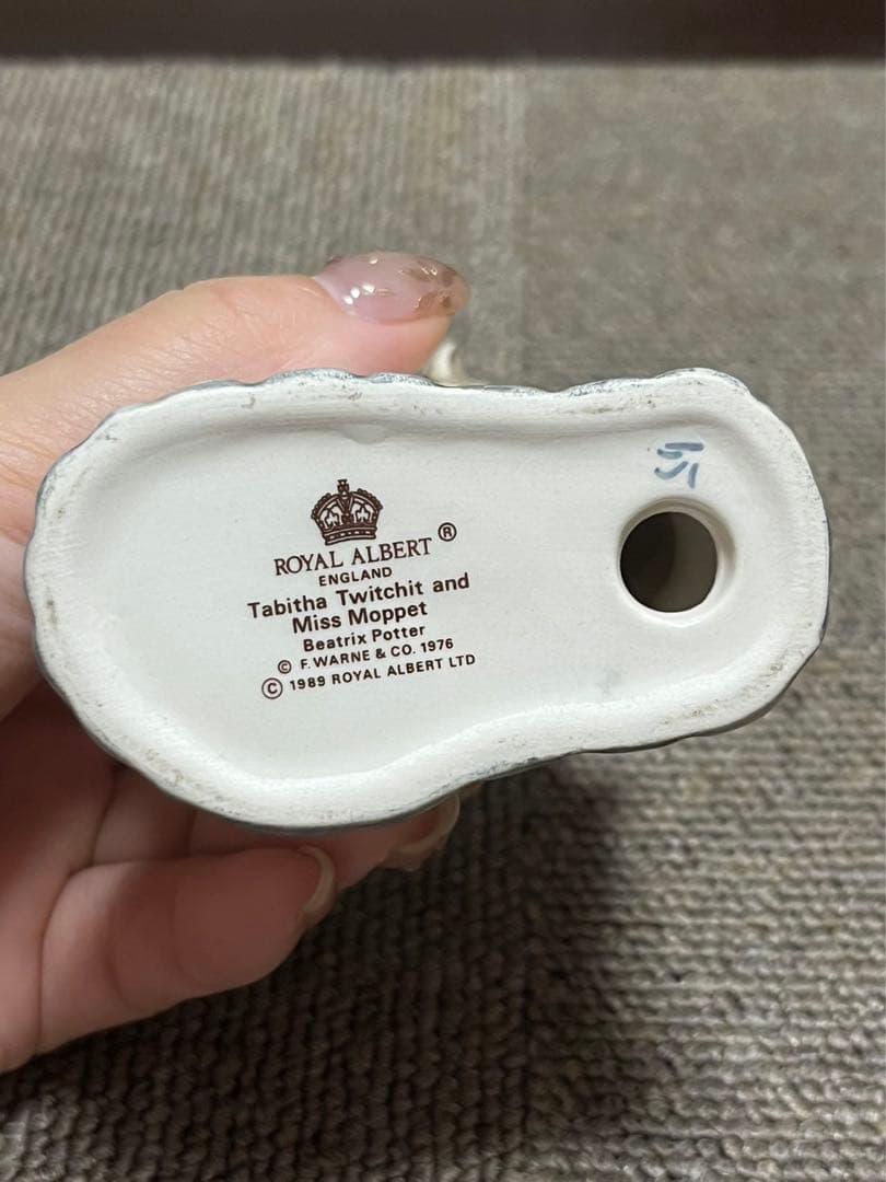 タビタとモペット フィギュリン ピーターラビット ベスウィック 置物