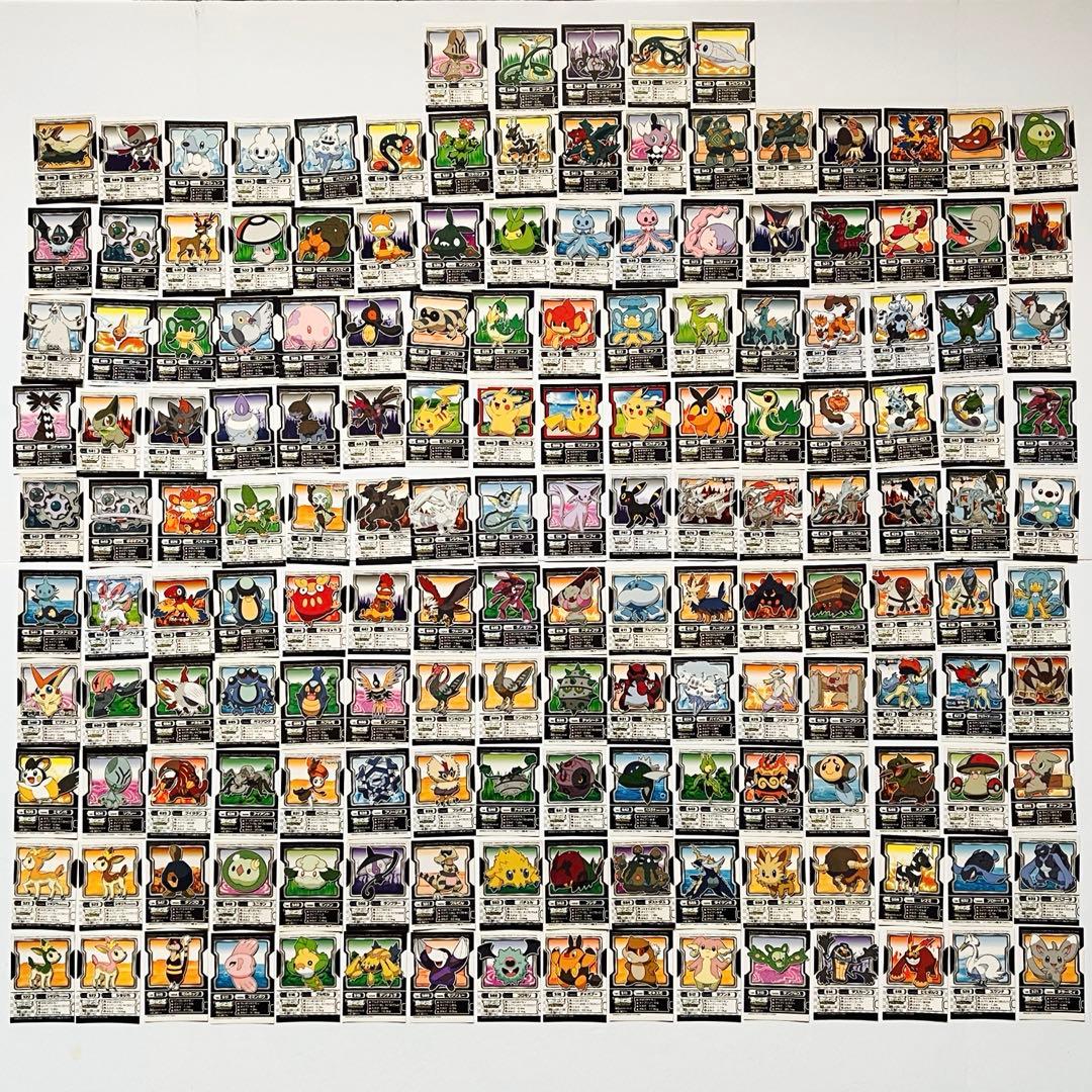 ポケモン ポケモンキッズ 指人形 シール 美品 約438枚 未剥がし まとめ売り