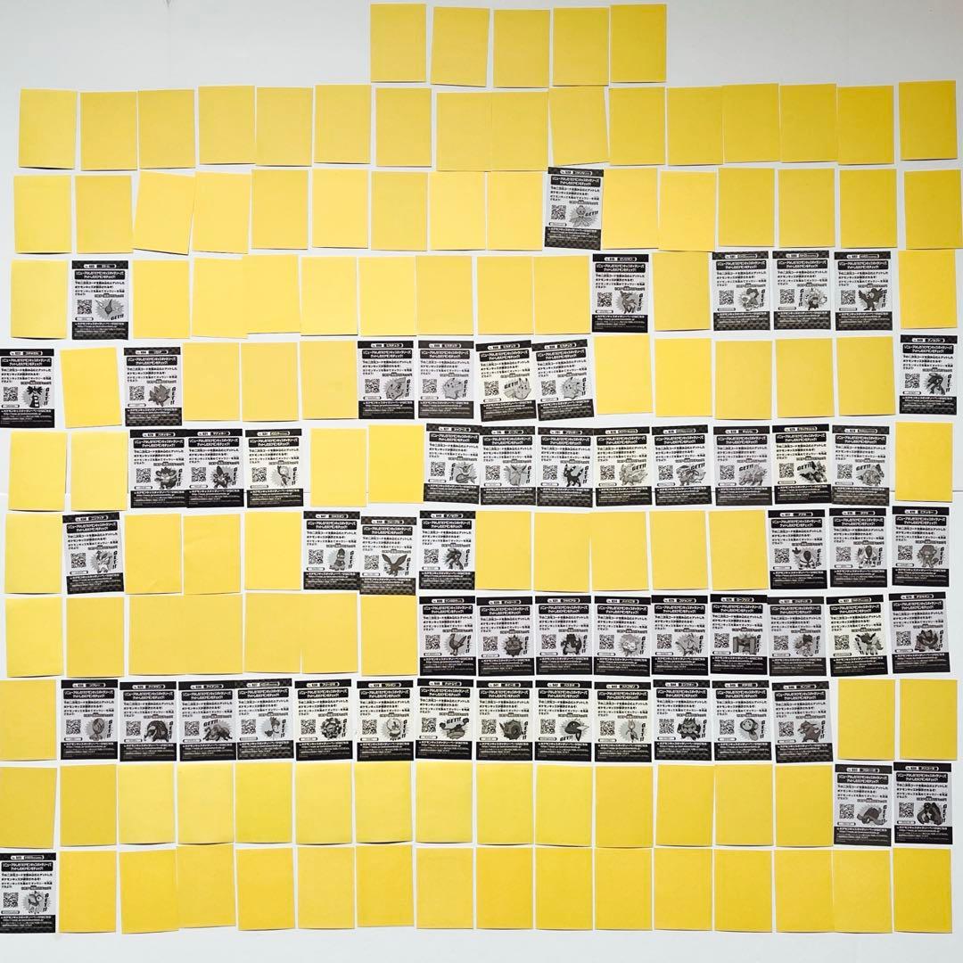 ポケモン ポケモンキッズ 指人形 シール 美品 約438枚 未剥がし まとめ売り