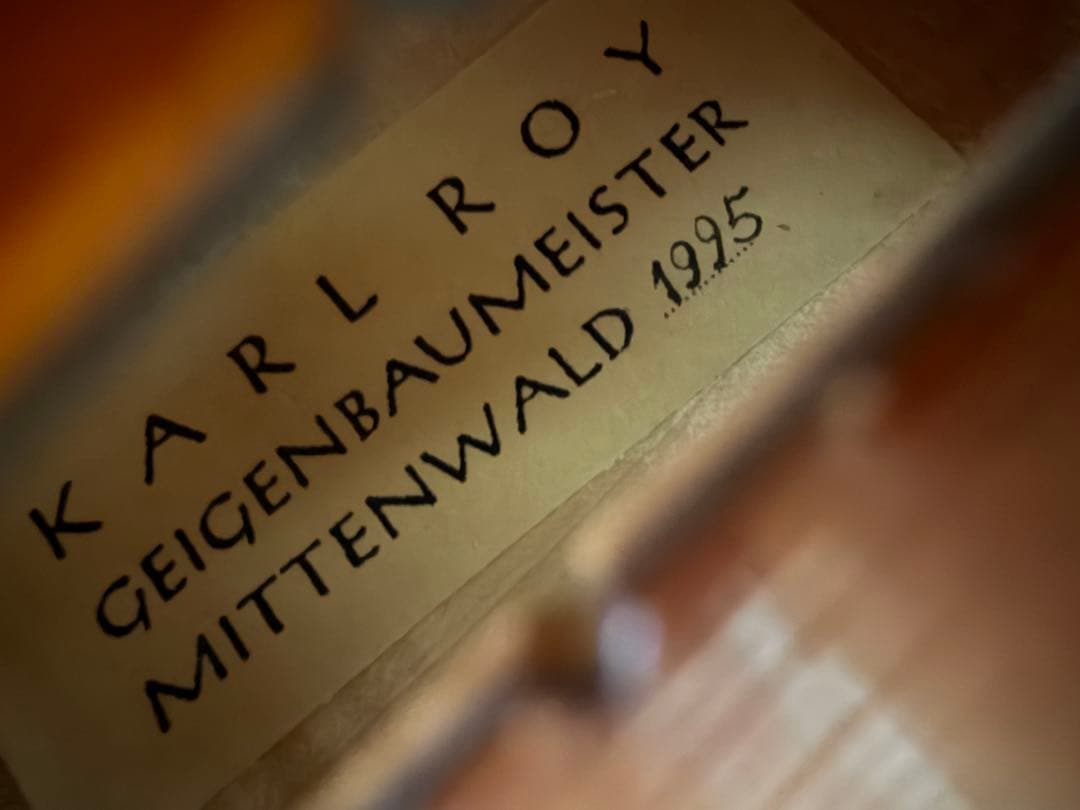 バイオリン Karl Roy 4/4 ドイツ1995年製作