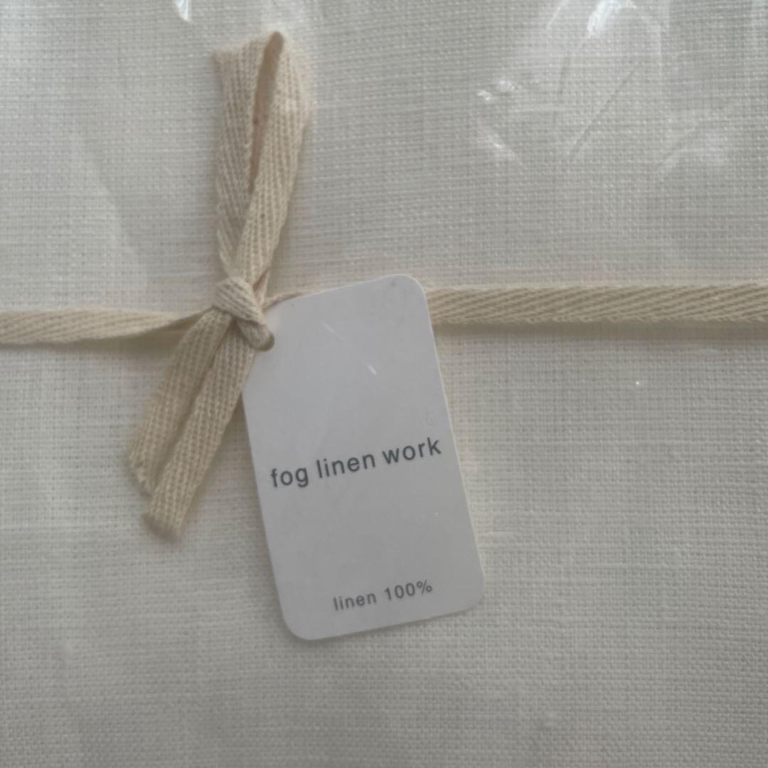 fog linen work ピローケース ホワイト2枚