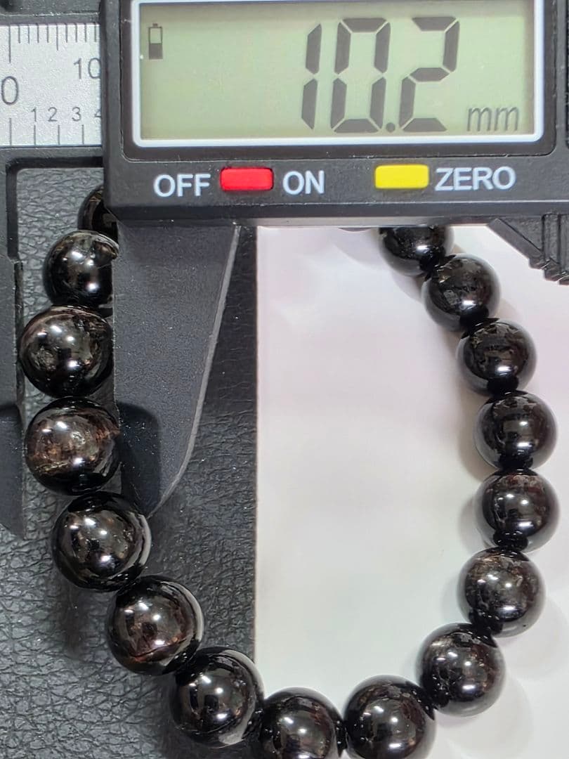 10ミリ トルマリンキャッツアイブレスレット