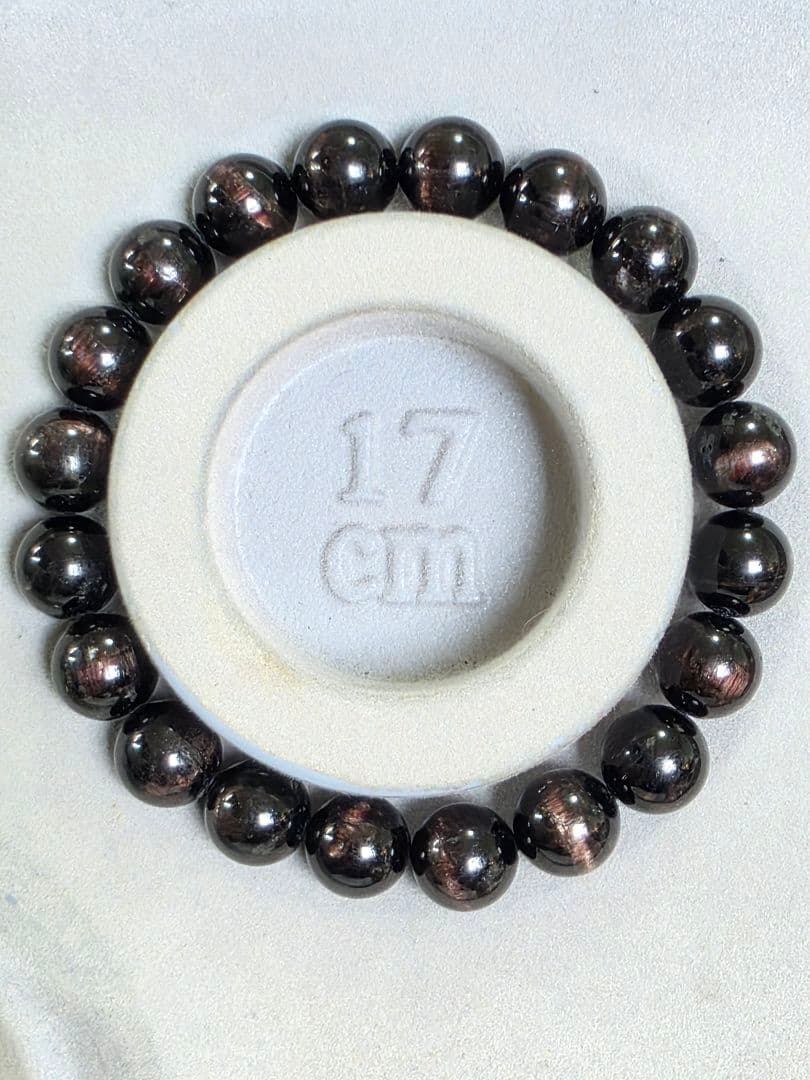 10ミリ トルマリンキャッツアイブレスレット