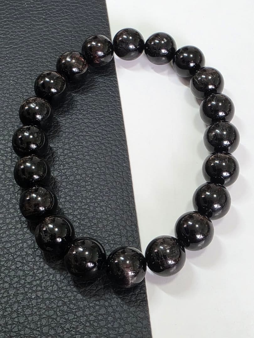 10ミリ トルマリンキャッツアイブレスレット