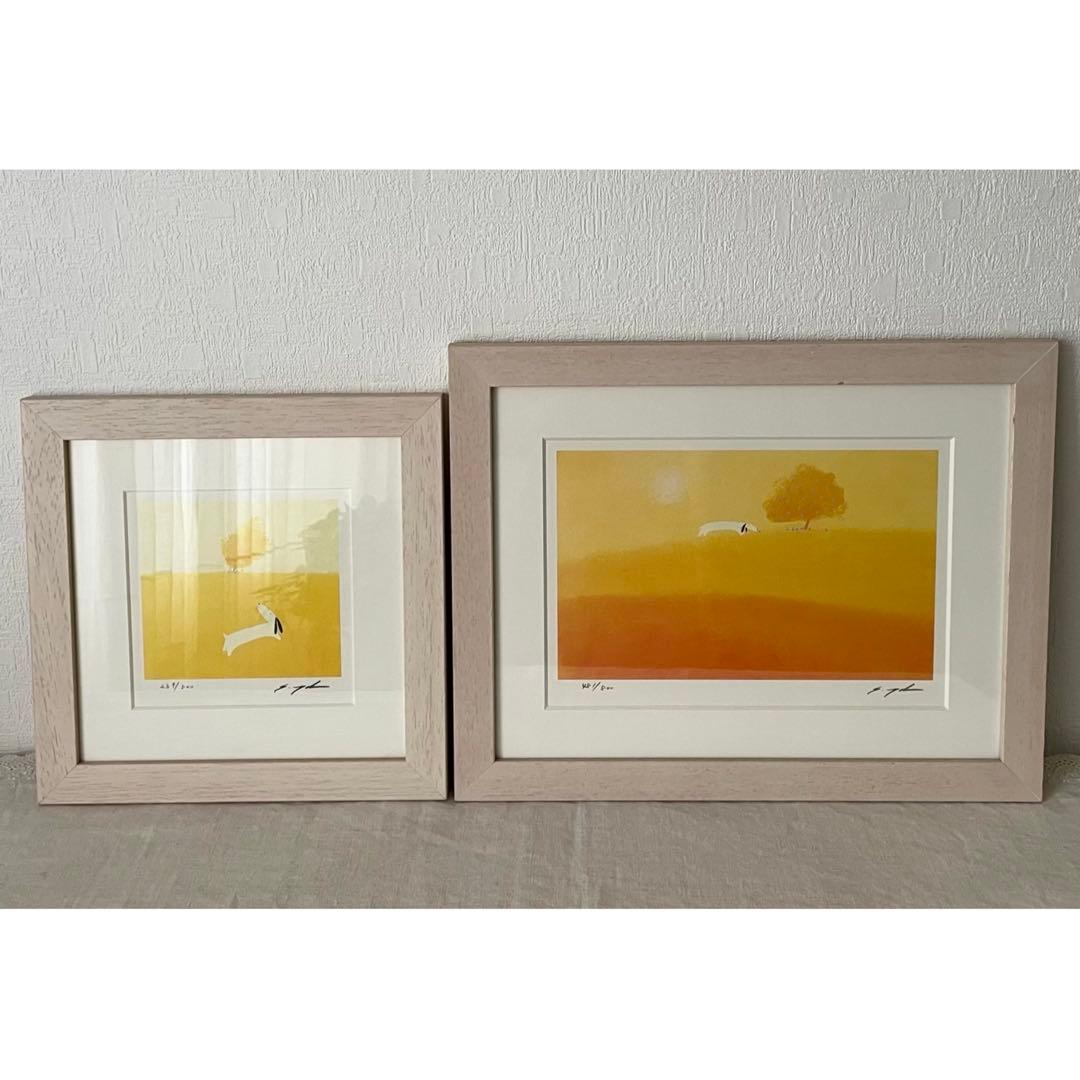 葉祥明 ダイヤモンド・スクリーニング ② シルクスクリーン 版画 絵画 サイン