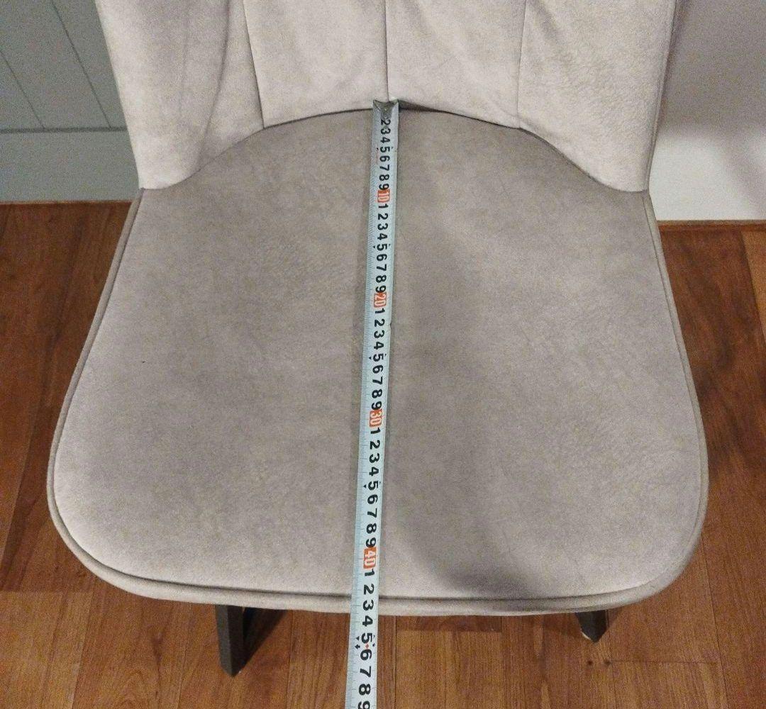 美品 Luka ダイニングチェア 回転式 2脚 まとめ売り ベージュ＆グレー