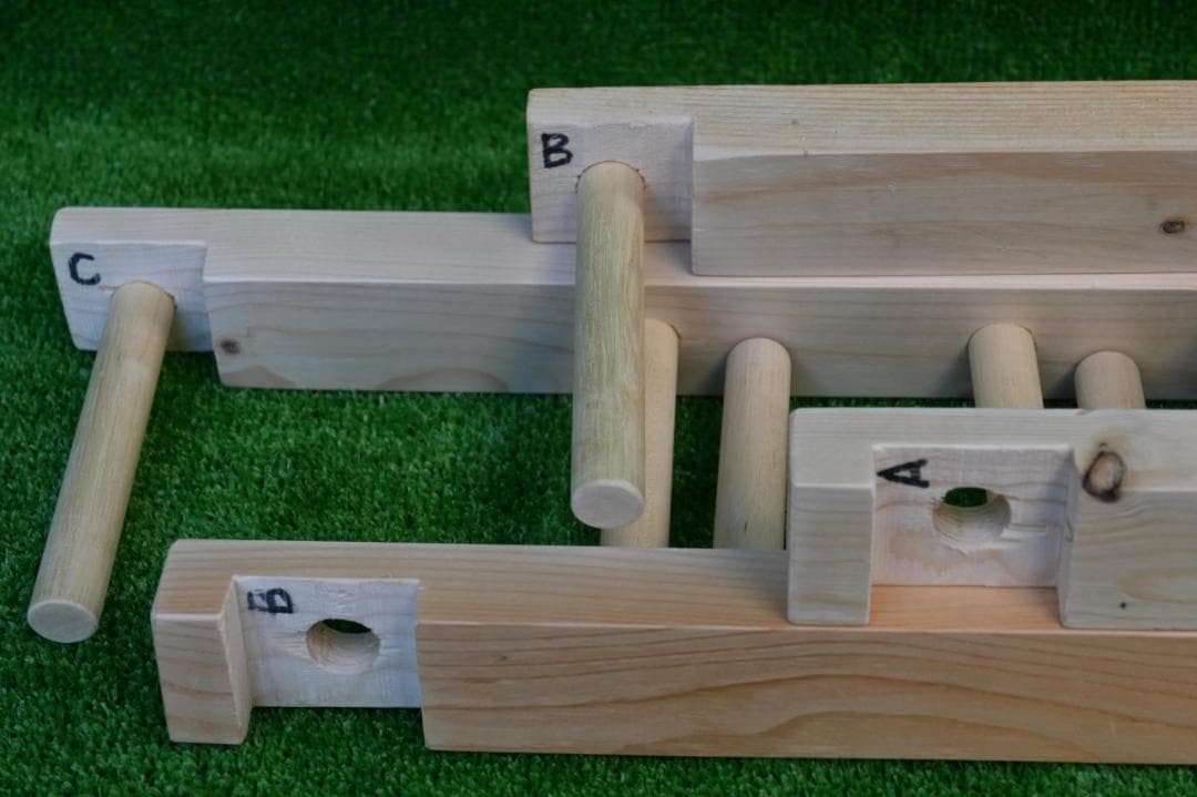 織り機 / 整経台 簡単組み立て式 5段 Z