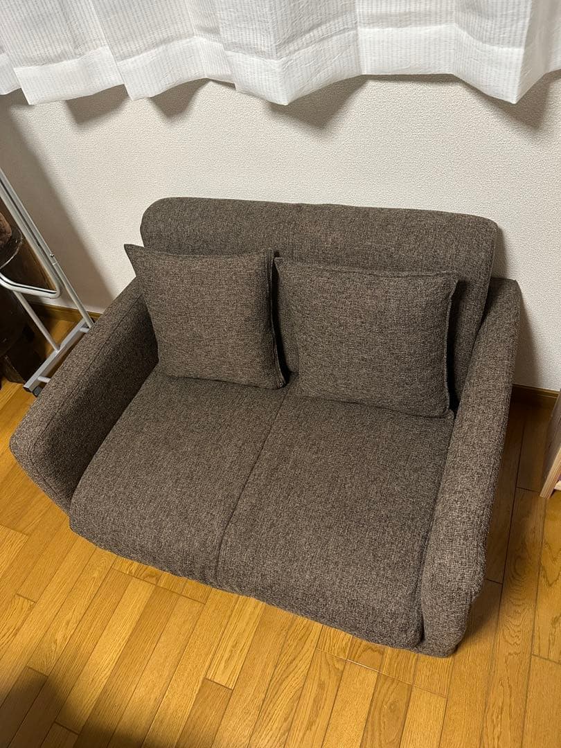 3way2人掛け用ソファー(ブラウン)